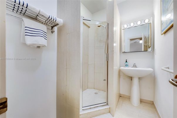 Bathroom, Glass Shower, Interior