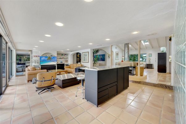 Interior, Kitchen, Living room, Recessed Lighting