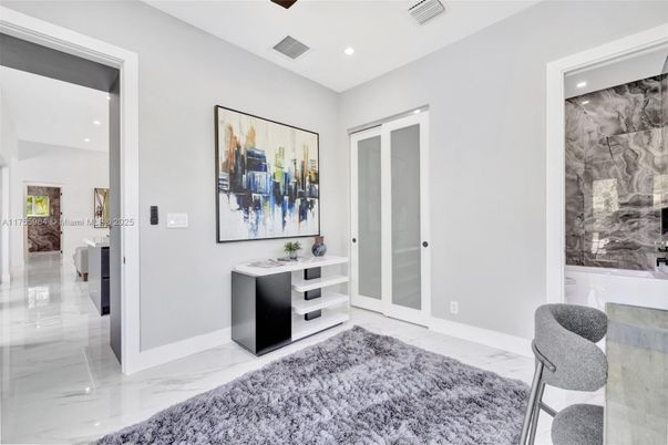 Interior, Marble, Recessed Lighting