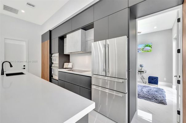 Interior, Kitchen, Recessed Lighting, Stainless Steel Appliances