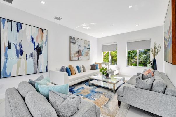 Interior, Living room, Recessed Lighting