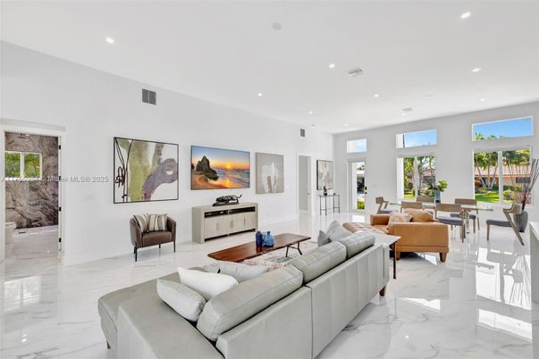 Interior, Living room, Marble, Recessed Lighting