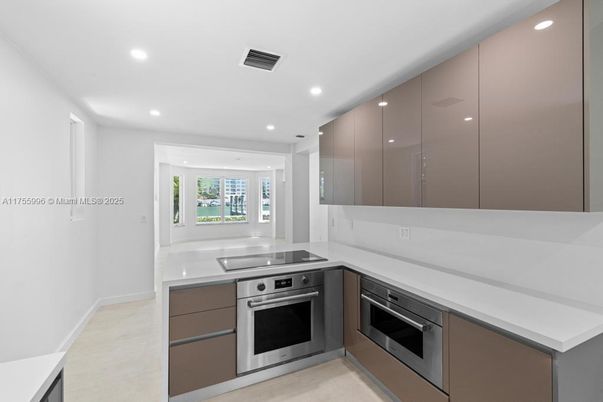 Interior, Kitchen, Recessed Lighting, Stainless Steel Appliances