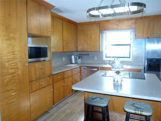 Interior, Kitchen, Wood Texture Flooring