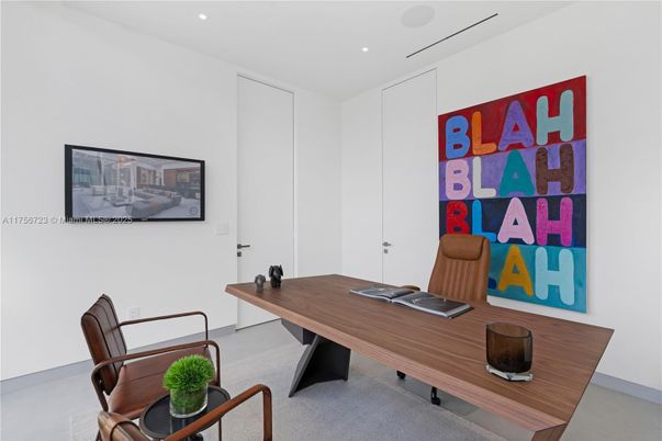 Home Office, Interior, Recessed Lighting