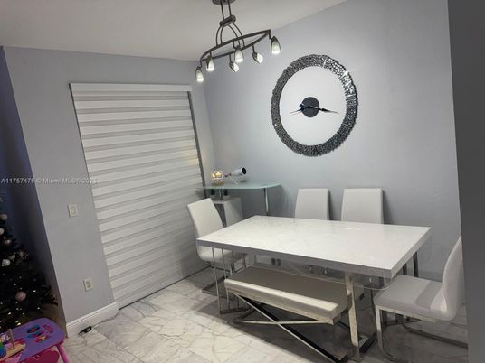 Dining room, Interior, Marble