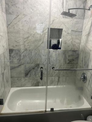 Bathroom, Glass Shower, Interior, Marble Walls