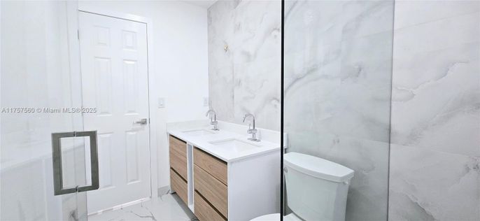 Bathroom, Glass Shower, Interior, Marble, Marble Walls
