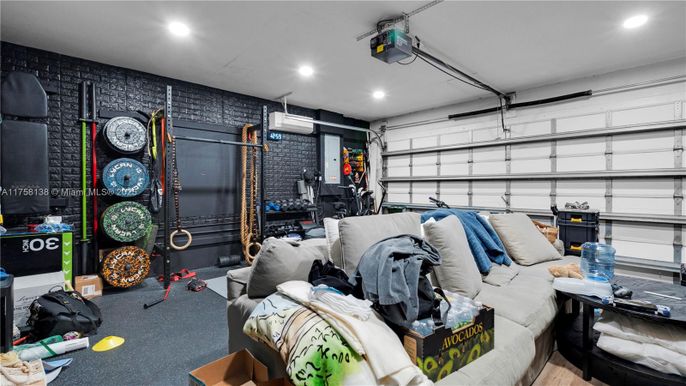 Garage, Interior, Recessed Lighting