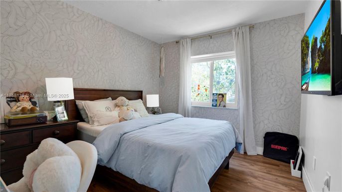 Bedroom, Interior, Wood Texture Flooring
