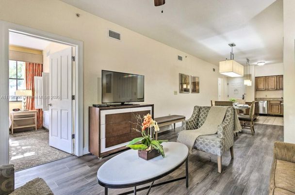 Dining room, Interior, Kitchen, Pendant Lights, Stainless Steel Appliances, Wood Texture Flooring