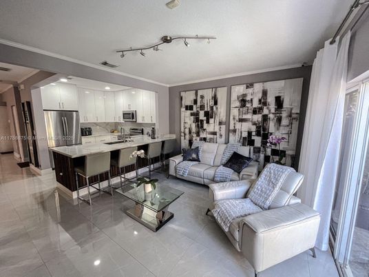 Interior, Kitchen, Living room, Recessed Lighting, Stainless Steel Appliances