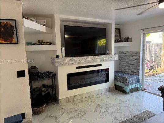 Fireplace, Interior, Marble