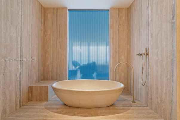 Bathroom, Free Standing Baths, Interior, Wood Texture Flooring