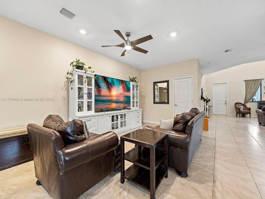 Interior, Living room, Recessed Lighting