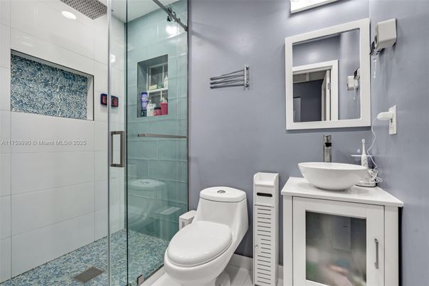 Bathroom, Glass Shower, Interior