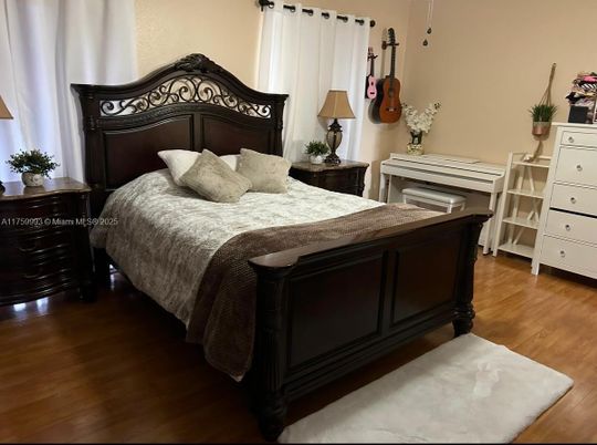 Bedroom, Interior, Wood Texture Flooring