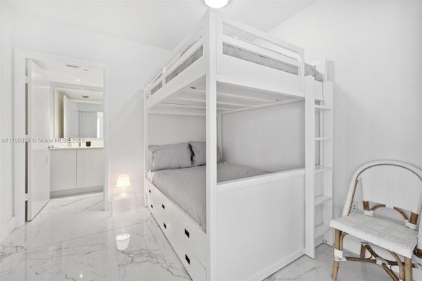 Bedroom, Interior, Marble, Recessed Lighting