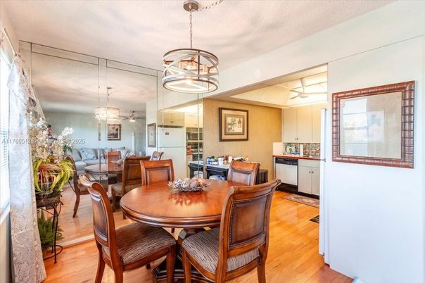 Chandelier, Dining room, Interior, Pendant Lights, Wood Texture Flooring
