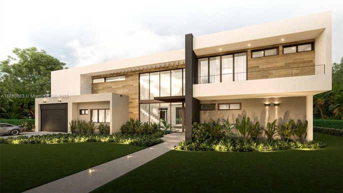 Attached, Backyard, Exterior, Facade, Modern