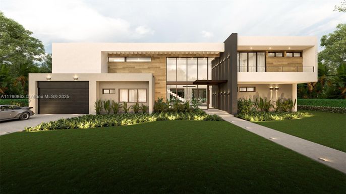 Attached, Backyard, Exterior, Facade, Modern