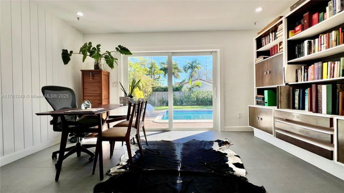 Home Office, Interior, Recessed Lighting