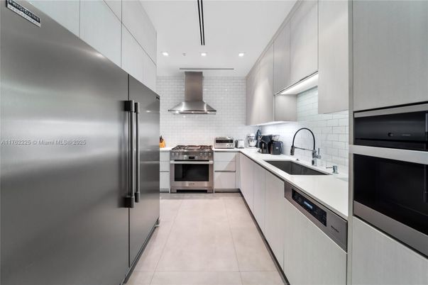 Interior, Kitchen, Recessed Lighting, Stainless Steel Appliances