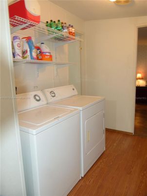 Interior, Utility Closets, Washer, Wood Texture Flooring