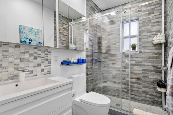Bathroom, Glass Shower, Interior