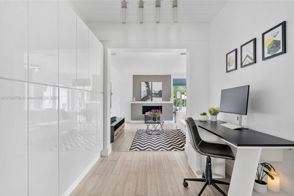Home Office, Interior, Wood Texture Flooring