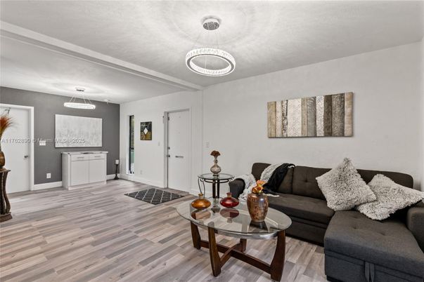 Interior, Living room, Pendant Lights, Wood Texture Flooring