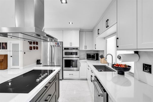Interior, Kitchen, Recessed Lighting, Stainless Steel Appliances
