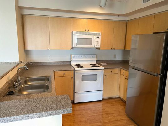 Interior, Kitchen, Wood Texture Flooring