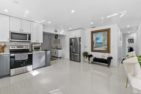 Interior, Kitchen, Recessed Lighting, Stainless Steel Appliances