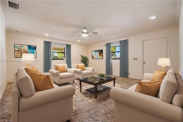 Interior, Living room, Recessed Lighting