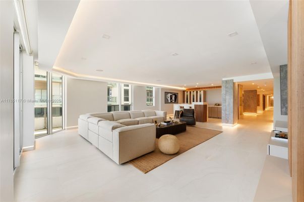 Interior, Living room, Marble, Recessed Lighting