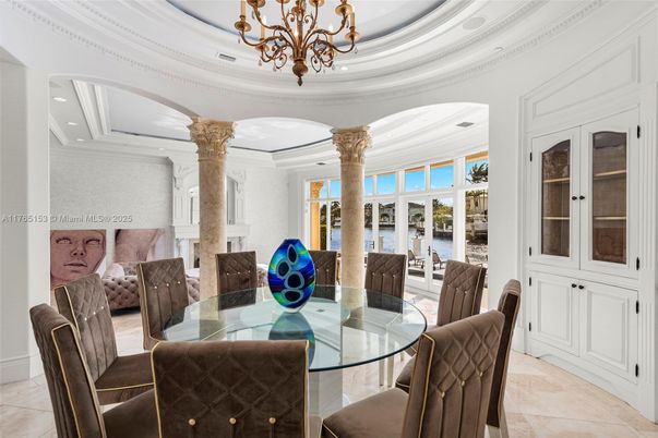 Chandelier, Dining room, Interior, Recessed Lighting