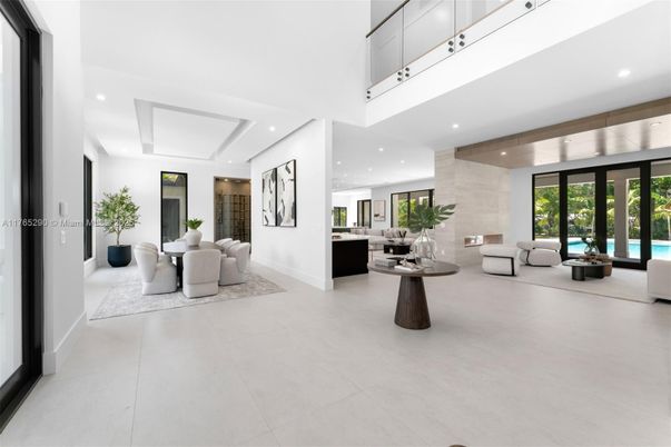 Interior, Living room, Recessed Lighting