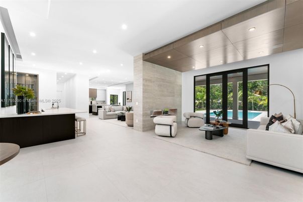 Interior, Living room, Recessed Lighting