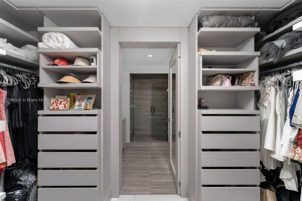 Bathroom, Glass Shower, Interior, Recessed Lighting, Walk-in Closets