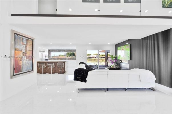Interior, Living room, Marble, Recessed Lighting