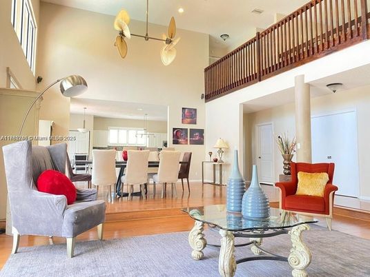 Dining room, Interior, Kitchen, Living room, Pendant Lights, Recessed Lighting, Wood Texture Flooring