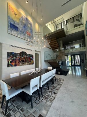 Dining room, Interior, Pendant Lights, Recessed Lighting
