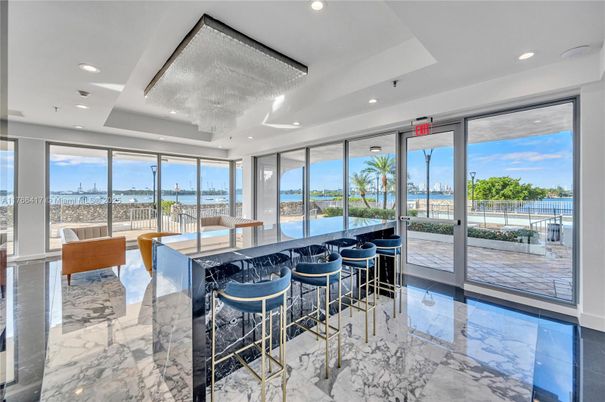 Interior, Marble, Recessed Lighting, Water