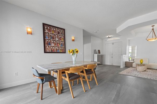 Dining room, Interior, Pendant Lights