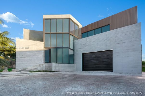 Attached, Exterior, Facade, Modern