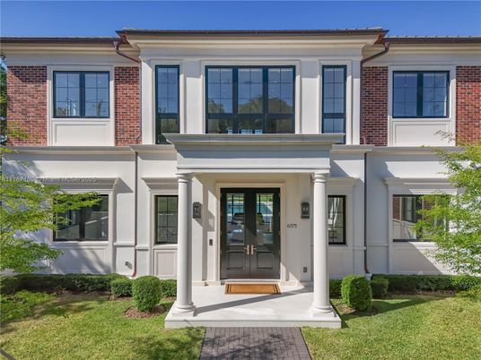 Exterior, Facade, Brick Facade, Modern