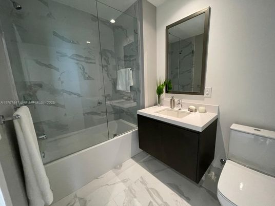 Bathroom, Glass Shower, Interior, Marble, Marble Walls