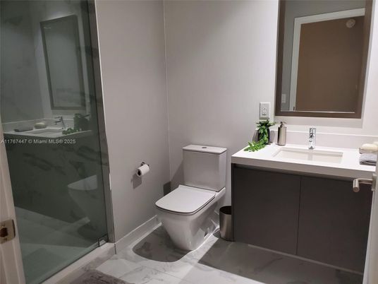 Bathroom, Glass Shower, Interior, Marble