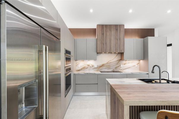 Interior, Kitchen, Recessed Lighting, Stainless Steel Appliances
